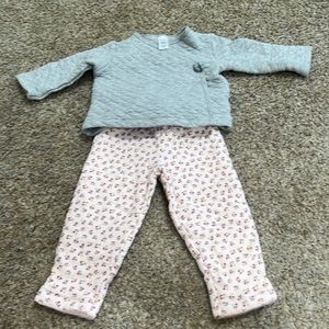 Carter’s baby quilted jogger set